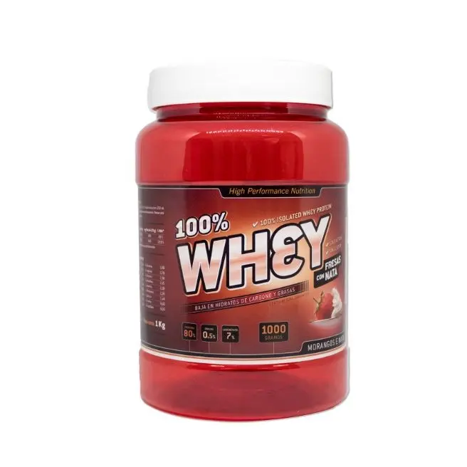 100% WHEY FRESA Y NATA 1 kgrs.