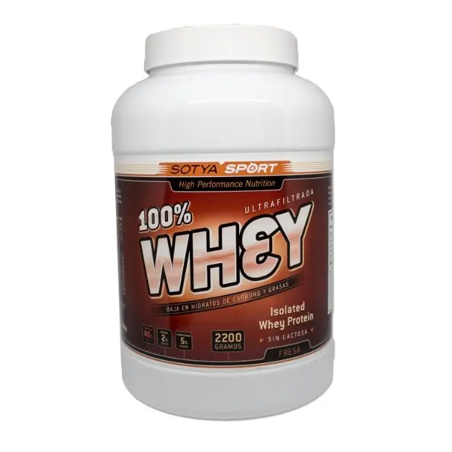 100% WHEY FRESA Y NATA 2,2 kgrs.