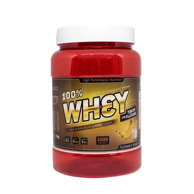 100% WHEY PLATANO/ YOGURT 1 kgrs.