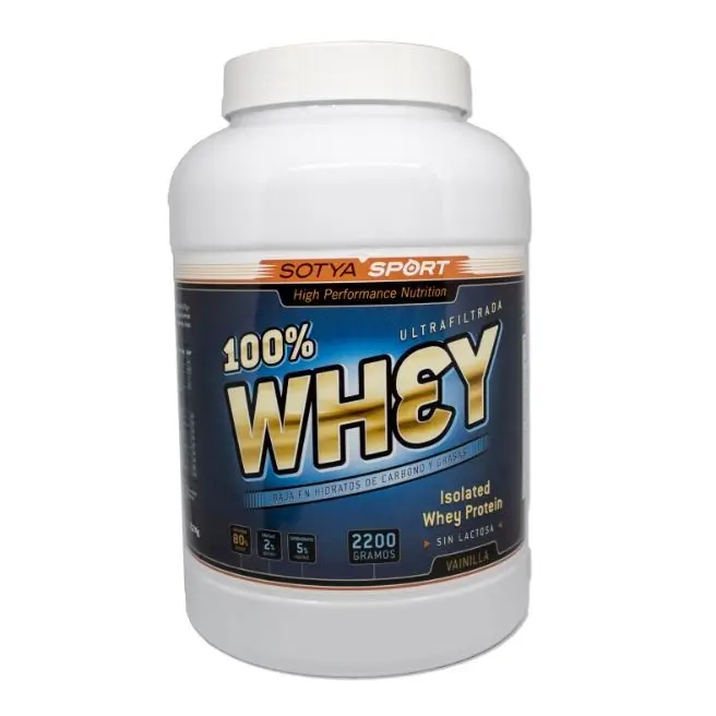 100% WHEY VAINILLA 2,2 kgrs.