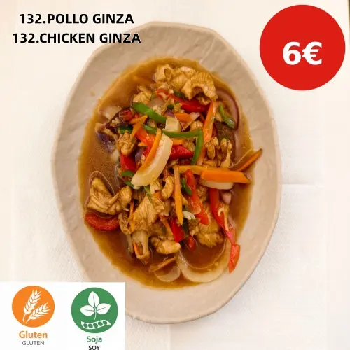 132.POLLO GINZA