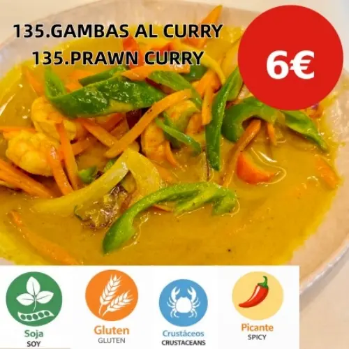 135.GAMBAS AL CURRY