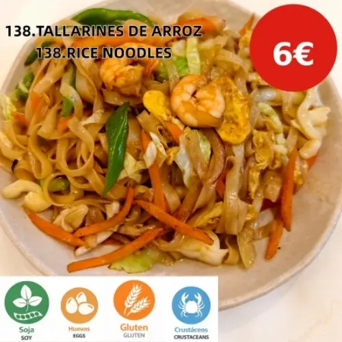 138.TALLARINES DE ARROZ