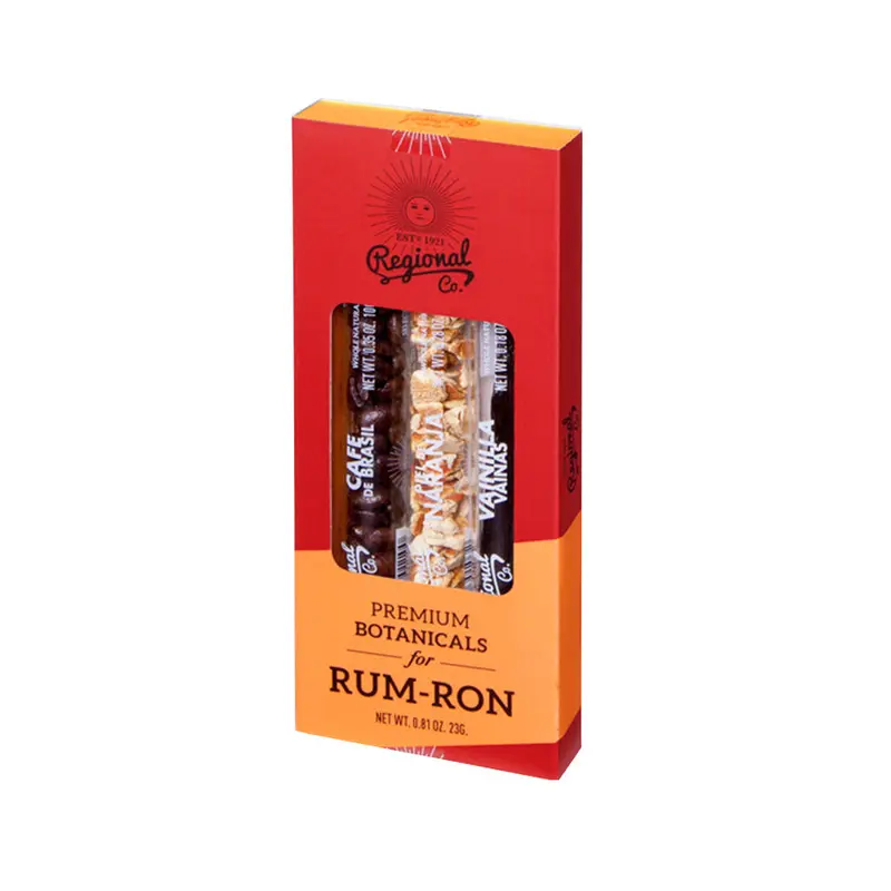 3 Tubos Botanicos Premium Para Ron En Gift Pack 23g