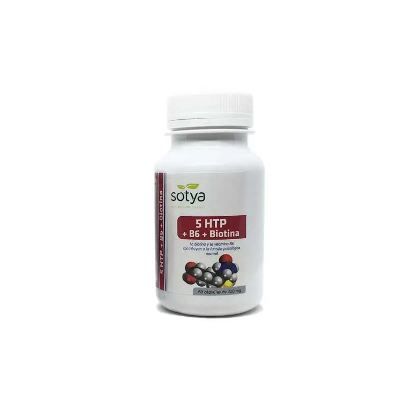 5-HTP + BIOTINA + B6 60 Caps