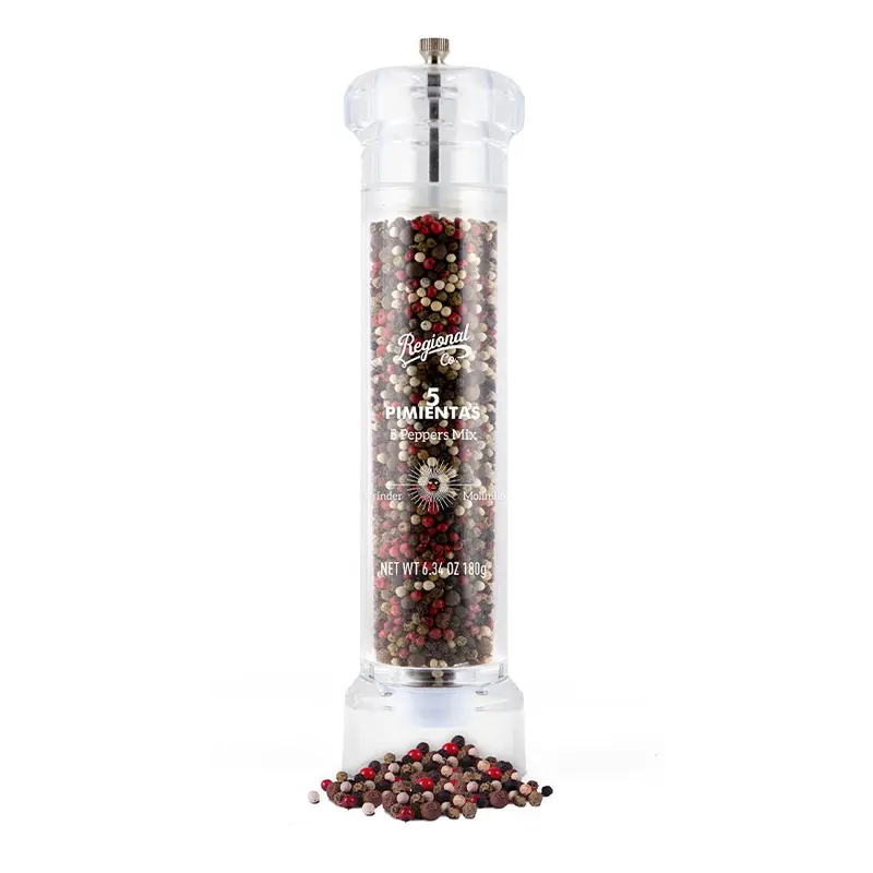 5 Pimientas En Molinillo Premium 180g