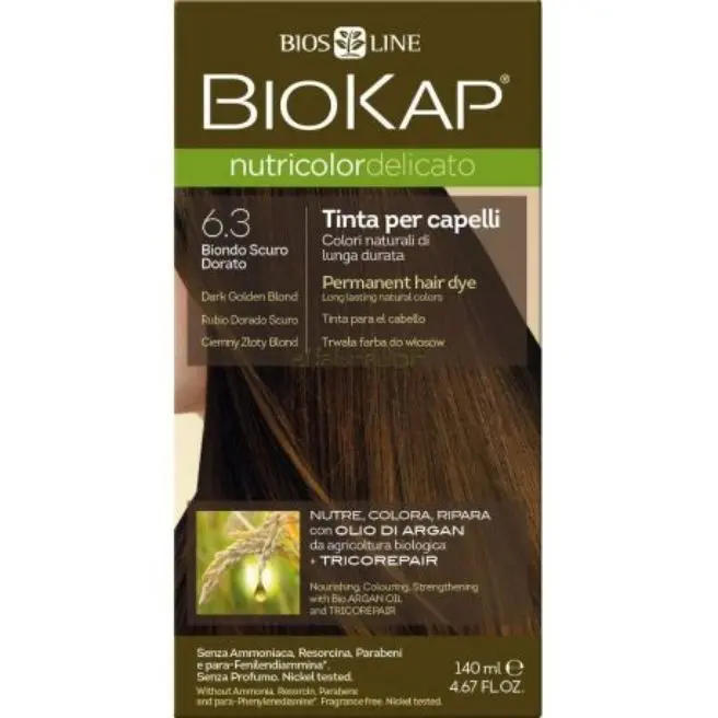 6.3 DARK GOLDEN BLOND DYE- 140 ML RUBIO DORADO OSC