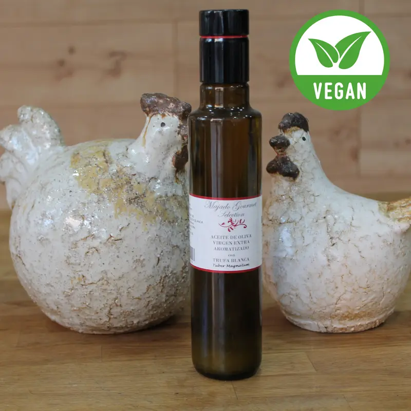 Aceite de oliva virgen extra con trufa blanca ( T.Magnatum)