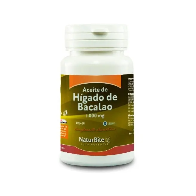 ACEITE HIGADO BACALAO 1000 mg 90 Caps