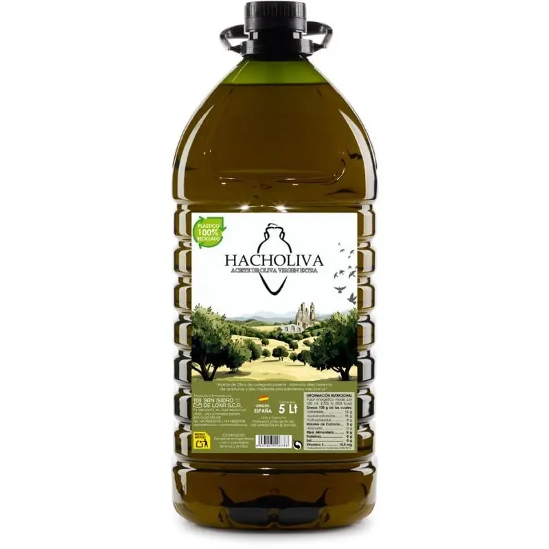 ACEITE OLIVA VIRGEN EXTRA 5 L HACHOLIVA CAJA 3 UND