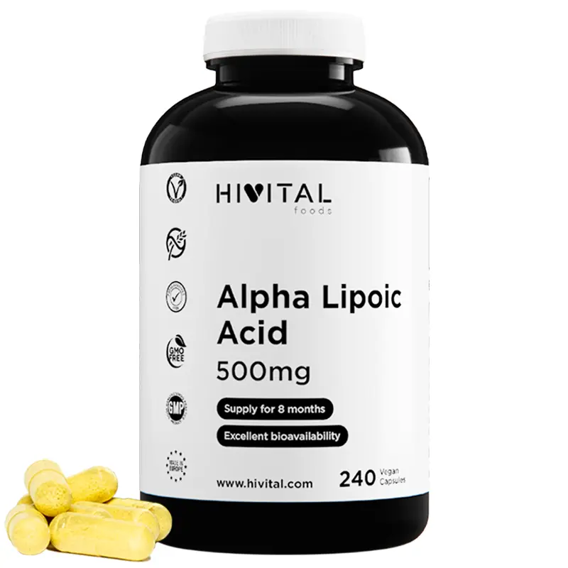 Ácido Alfa Lipoico 500 mg