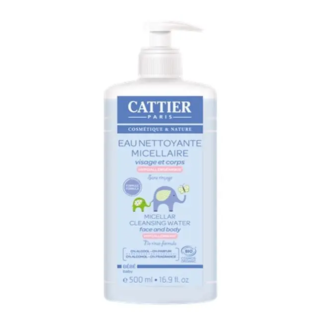 AGUA LIMPIADORA MICELAR BEBE CARA/CUERPO 500 ml