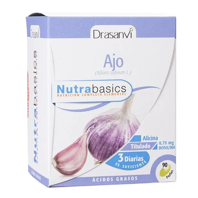 AJO MACERADO 500 mg 90 Perlas NUTRABASICOS
