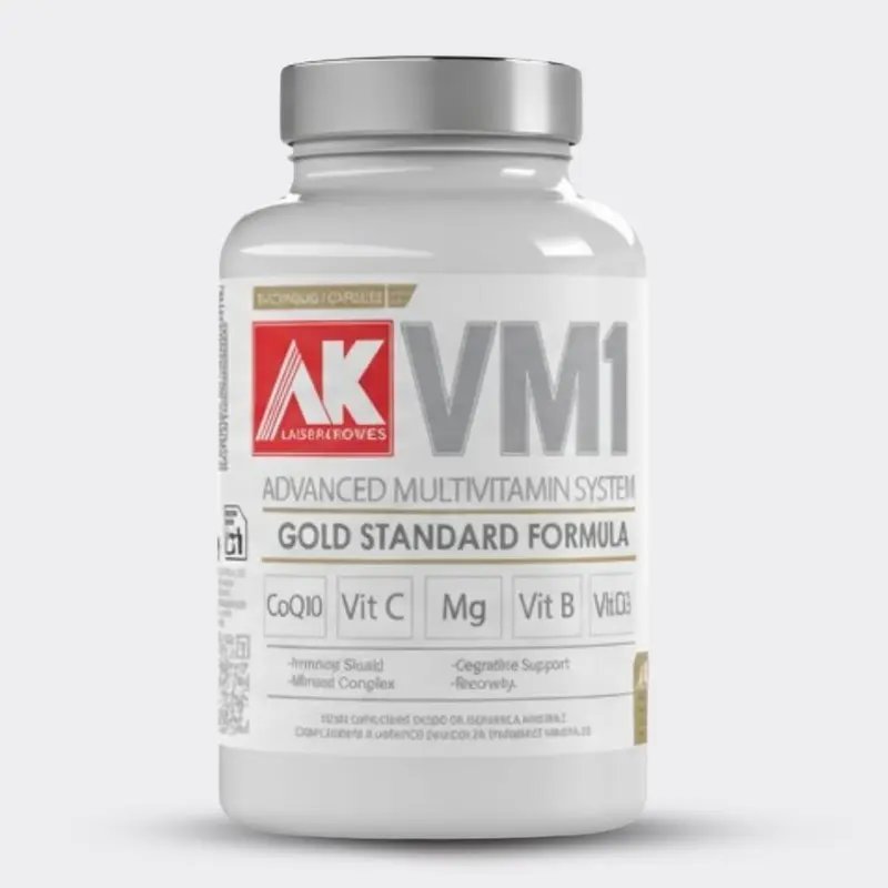 AK VM1™ - Vit & Mins (con Mg-CoQ10) - Gold Standard Formula 90 caps