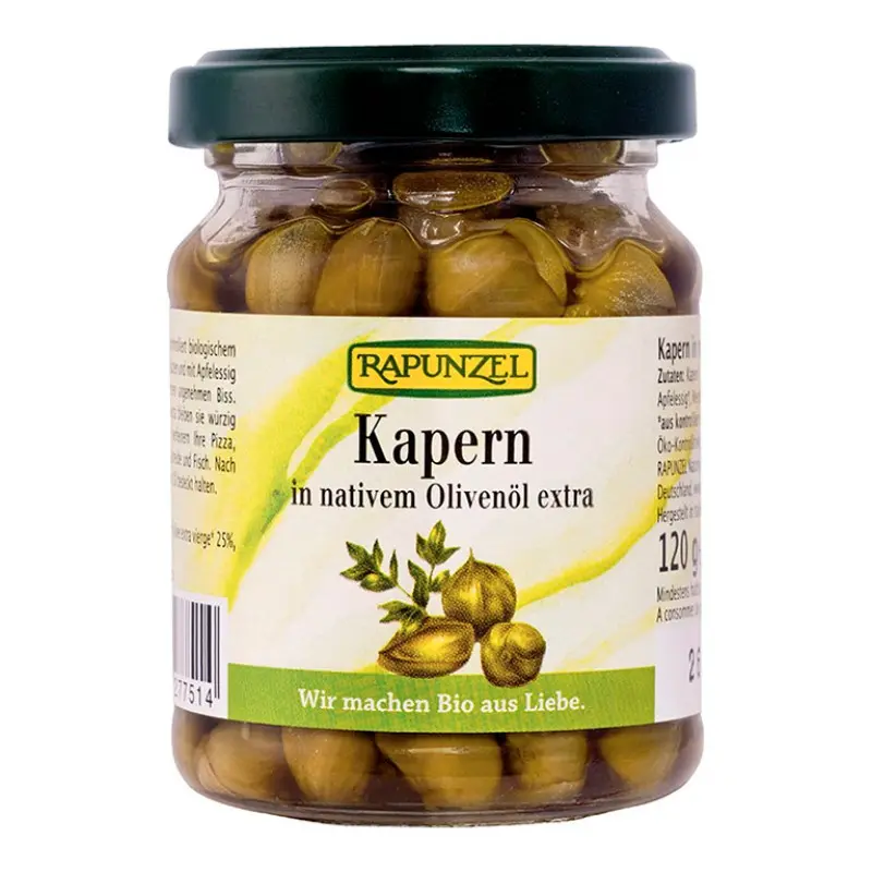 ALCAPARRAS ACEITE OLIVA RAPUNZEL 120 G