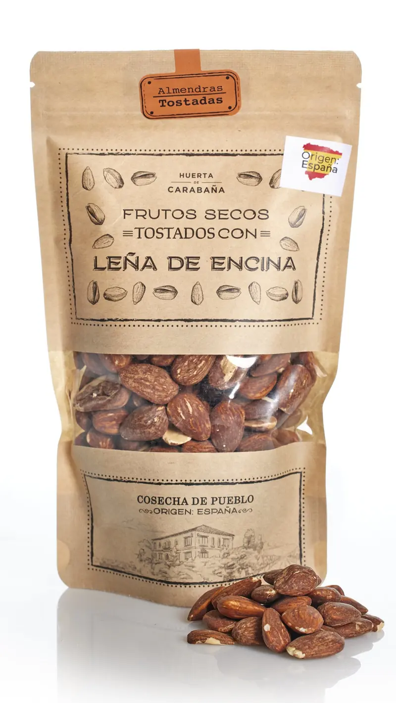 Almendras tostadas con leña de encina (220 gr)