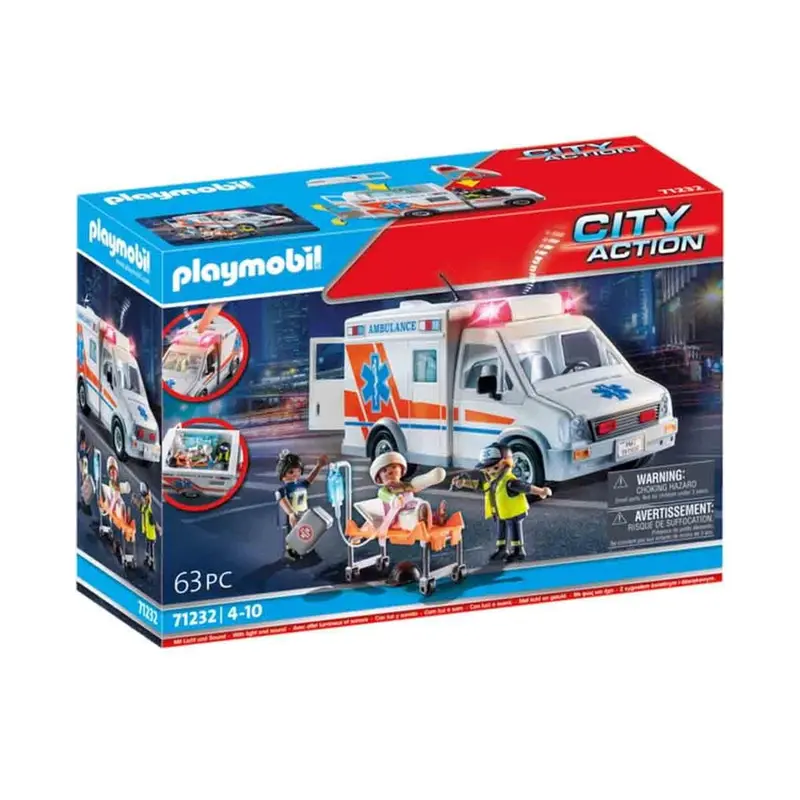 Ambulancia Playmobil City Action 71232