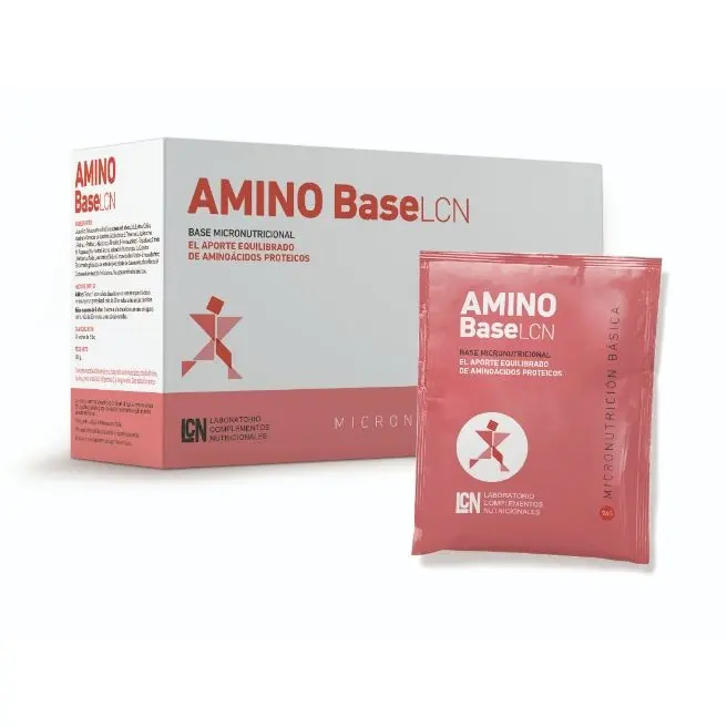 AMINO BASE LCN 30 SOBRES SABOR FRUTOS ROJOS