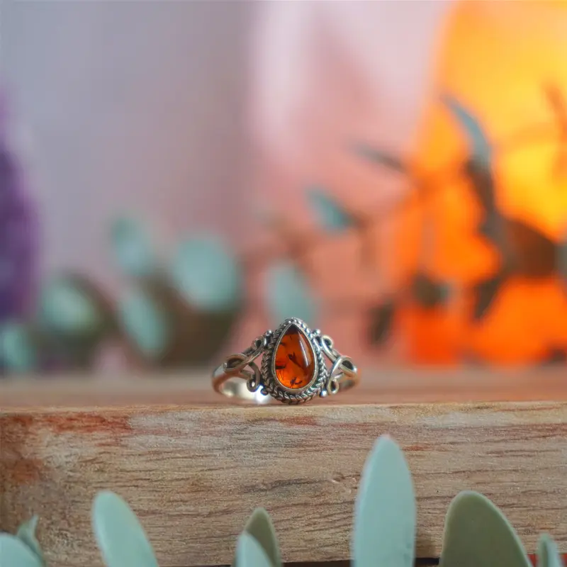 Anillo Ámbar | Vitalidad y transmutación
