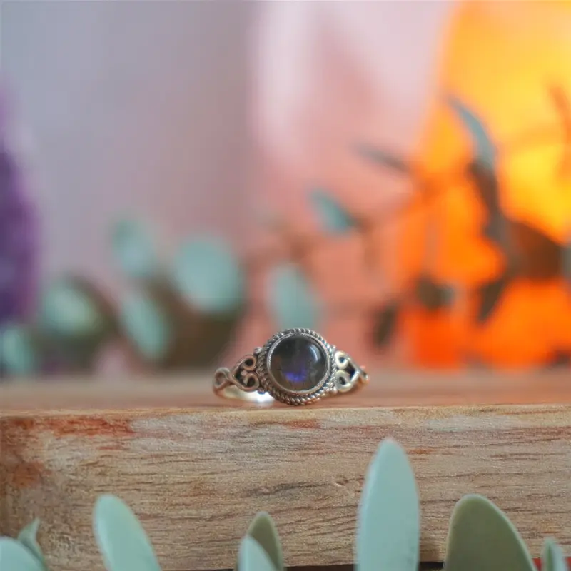 Anillo Labradorita | Dones psíquicos y protección