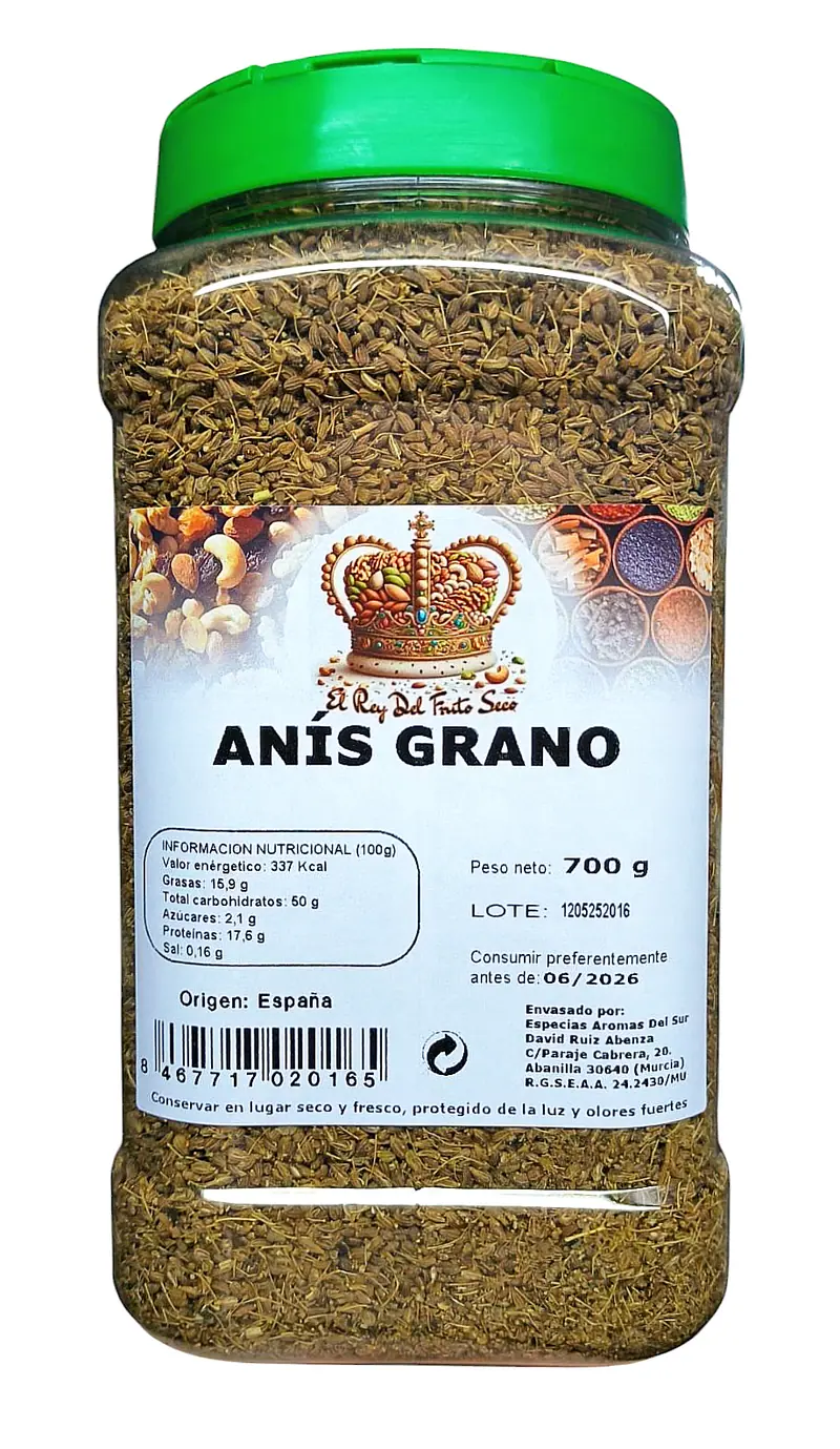 Anis en Grano 700 gr Origen España