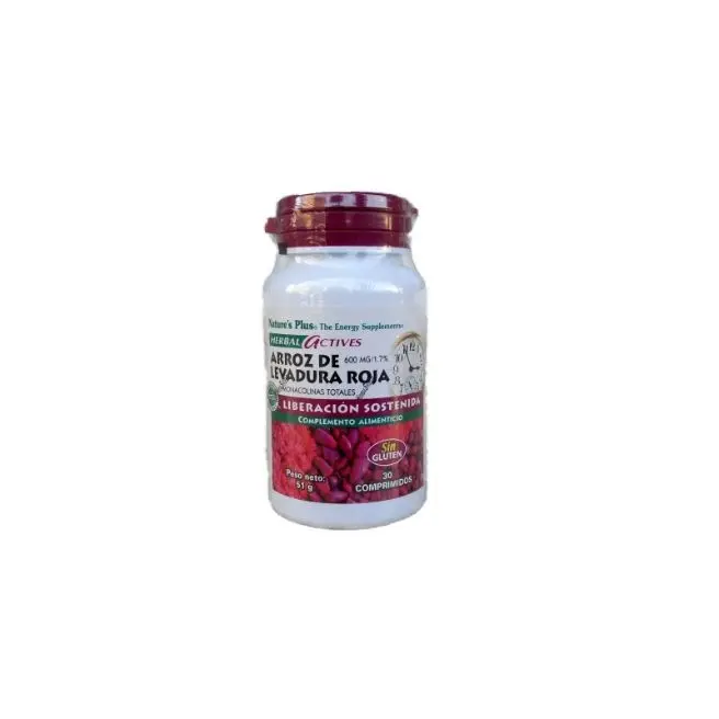 ARROZ DE LEVADURA ROJA 600 mg 30 Cap