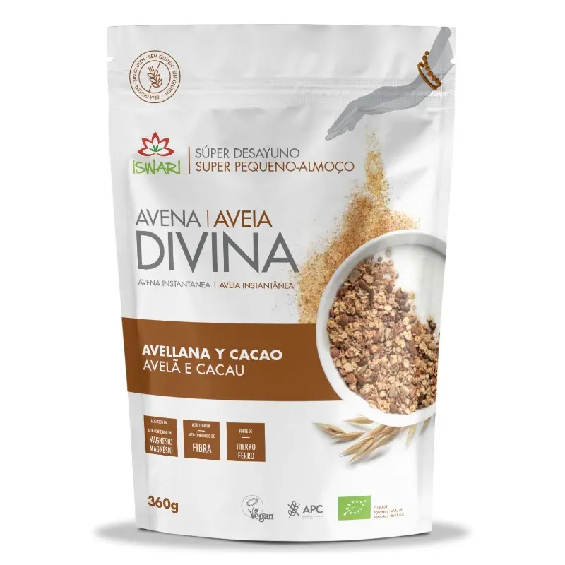 AVENA DIVINA AVELLANA, CACAO BIO 360 gr