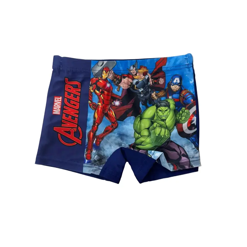 Bañador Bóxer de baño niños Marvel Avengers oscuro talla 3/4 (98/104cm)