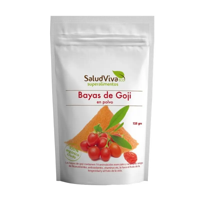 BAYAS DE GOJI EN POLVO 125GR.