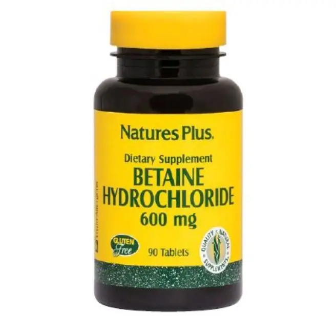 BETAINA HCL 600 mg 90 comp