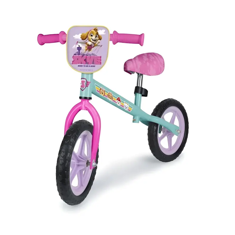 Bicicleta sin pedales 12" Patrulla canina Skye y Everest