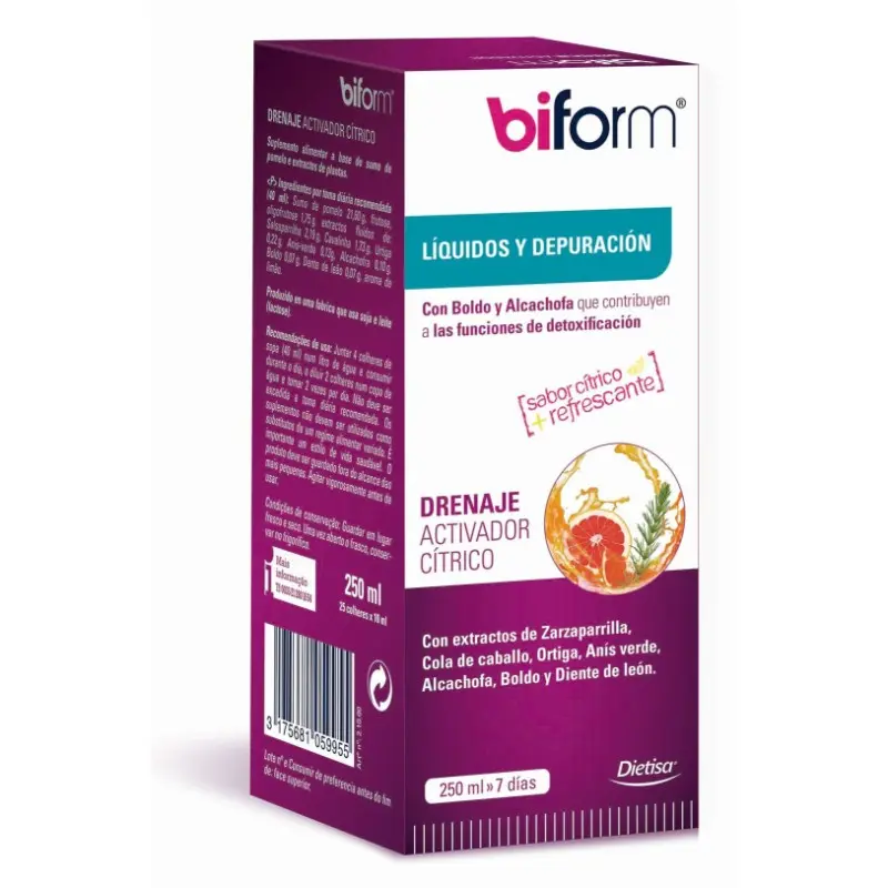 BIFORM DRENAJE CITRICO 250 ml