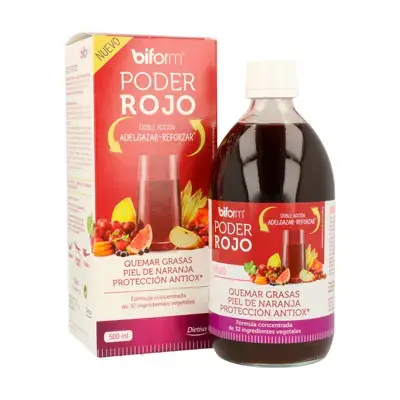 Biform Poder Rojo 500ml – Complemento natural anticelulítico y control de peso