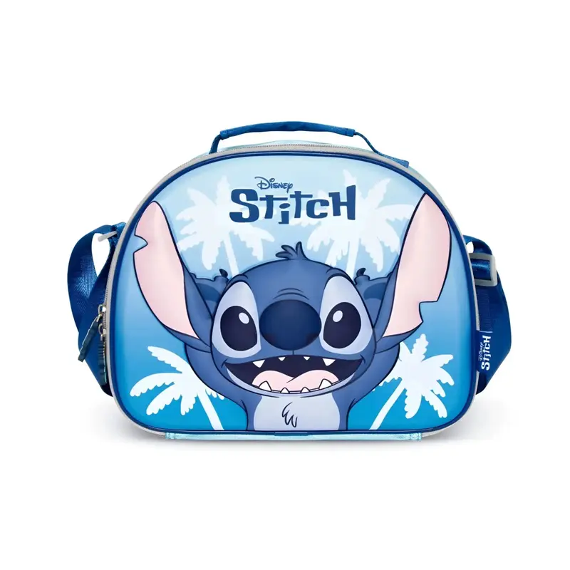Bolsa de almuerzo térmica STITCH AZUL 26x21x11CM