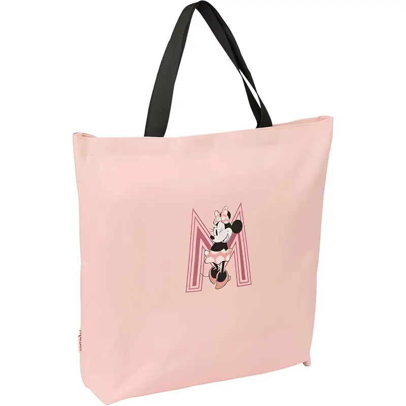 Bolso shopping bag Minnie Mouse Disney Blush 50x10x45CM - Ideal Compra o Diario