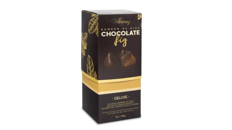 Bombón  de Higo Gourmet  con  Praliné Crujiente 12 unidades