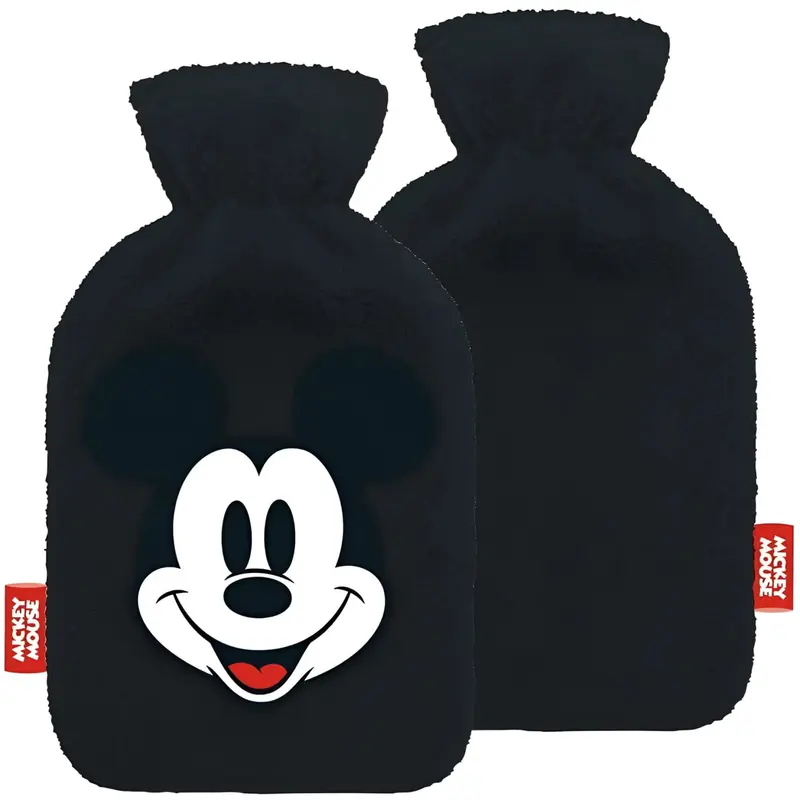 Botella de agua caliente bordada Mickey Mouse 1,5 litros