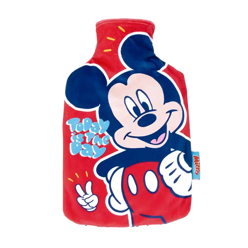 Botella de agua caliente con funda Mickey Mouse 1,5 litros