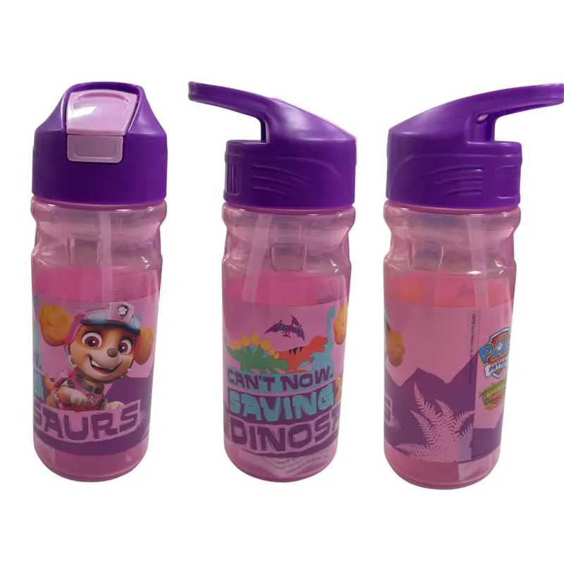 Botella de agua de Skye Patrulla canina pajita 550ml