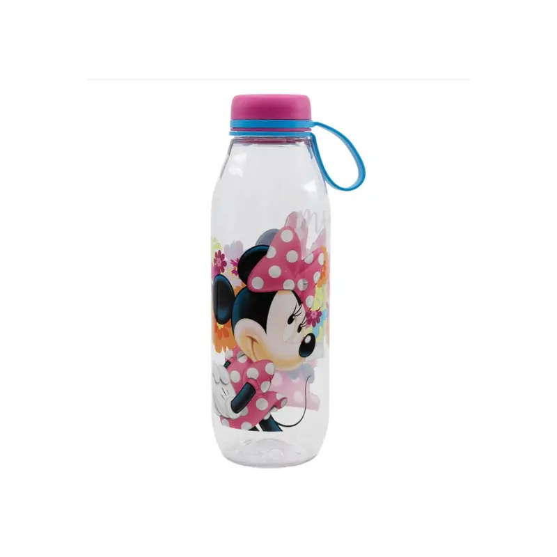 Botella MINNIE MOUSE plástico 650ml con colgador