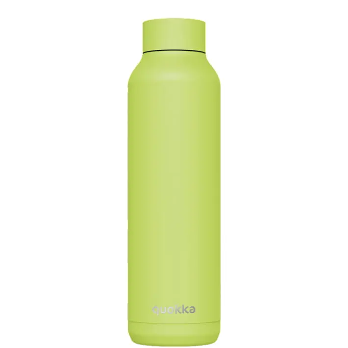 Botella térmica QUOKKA SOLID Apple Green 630ml acero inoxidable boca ancha