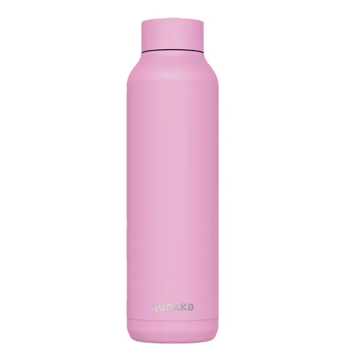 Botella térmica QUOKKA SOLID Blossom Pink 630ml acero inoxidable boca ancha