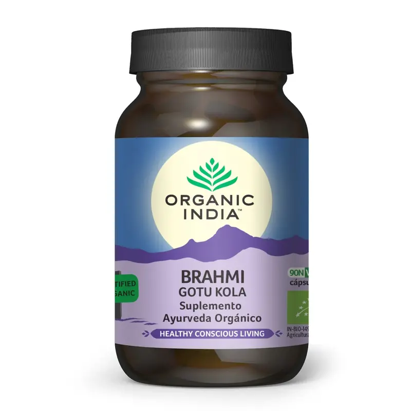 Brahmi Gotu Kola 90 cápsulas – Claridad Mental & Equilibrio del Sistema Nervioso