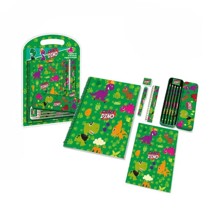 Bumper con papelería de CRAZY DINO - Material Escolar Infantil