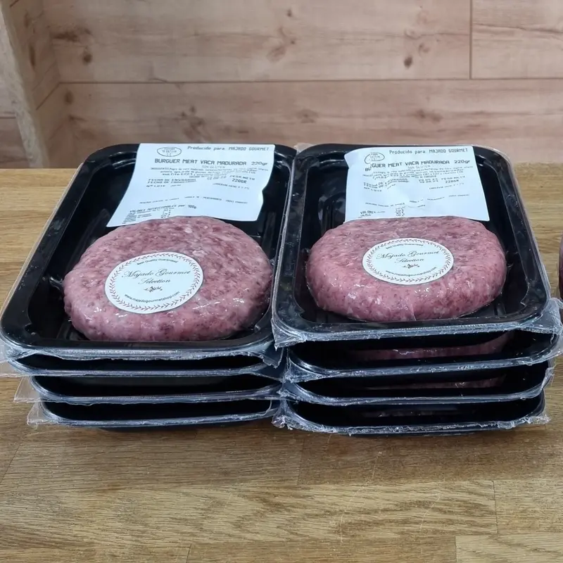 Burger steak PREMIUM de vacuno mayor madurada - Pack 8 Unidades