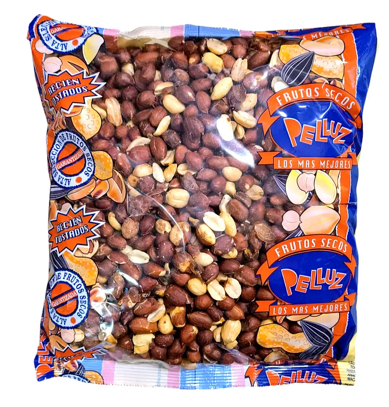 Cacahuete Tostado sin Sal 1 Kg - Maní Tostado con Piel sin Sal