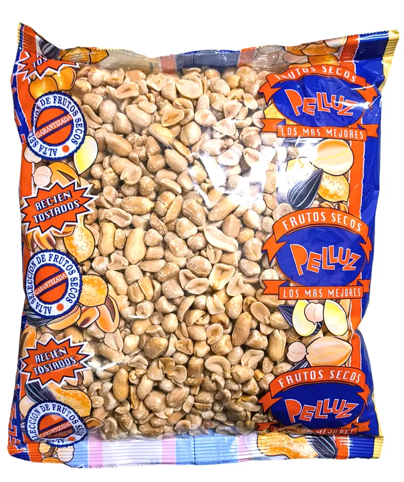 Cacahuete Tostado sin sal 1 Kg - Mani tostado sin sal repelado