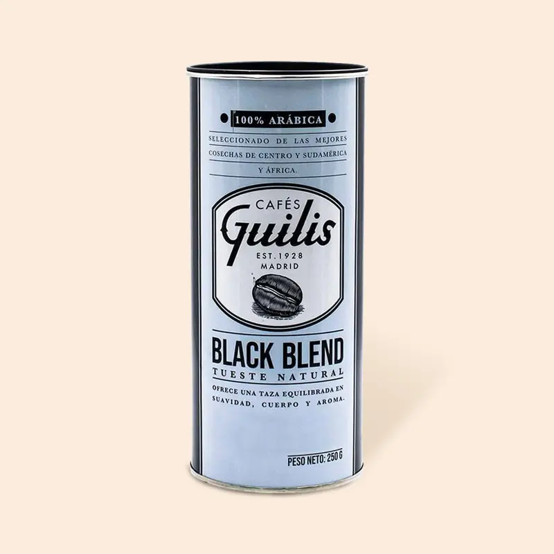 Café Black Blend Arábica Natural Lata 250 gr molido