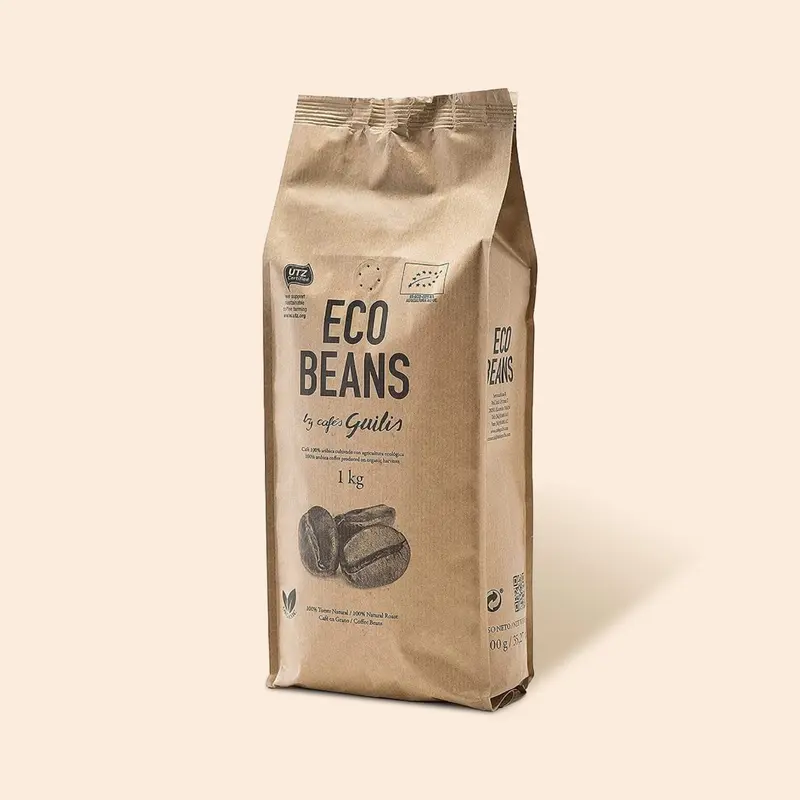 Café Blend Orgánico Natural Eco Beans Rainforest Alliance 1 kg molido