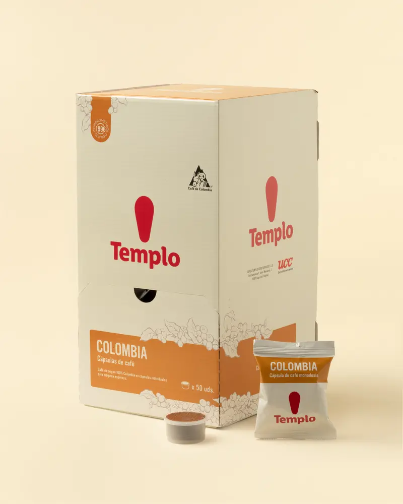 Café cápsulas espresso point colombia 50uds